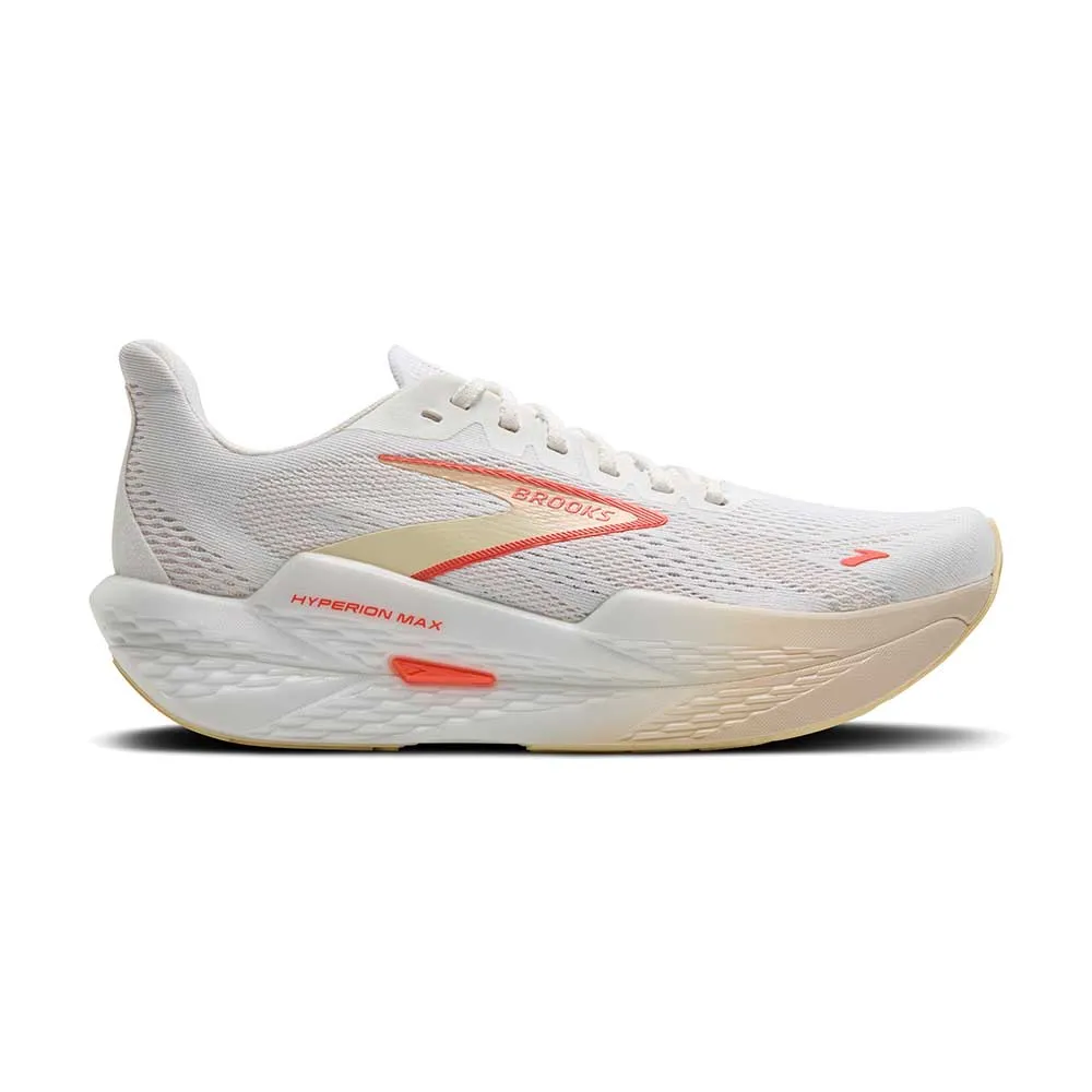 Women's Hyperion Max 2 Running Shoe - White/Peach/Coral - Regular (B)