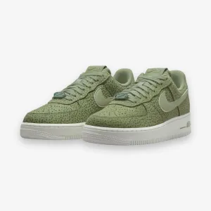 WOMEN'S NIKE AIR FORCE 1 '07 PRM SESAME/OIL GREEN-LIGHT BONE FV6519-200