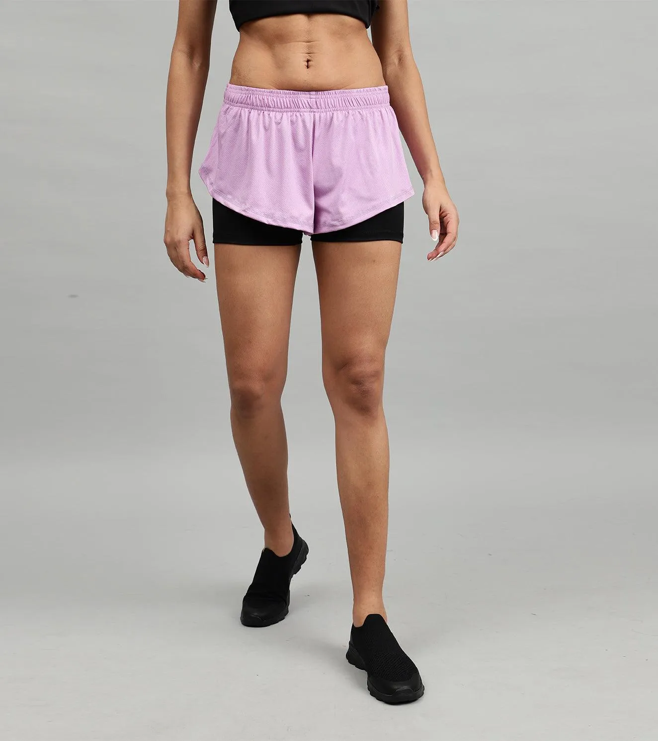 Women's Running & Yoga shorts with compression