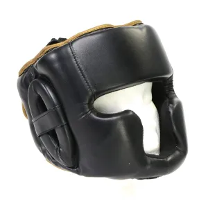 X-Fitness XF5000 MMA Boxing Kickboxing Head Gear-BLK/COPPER