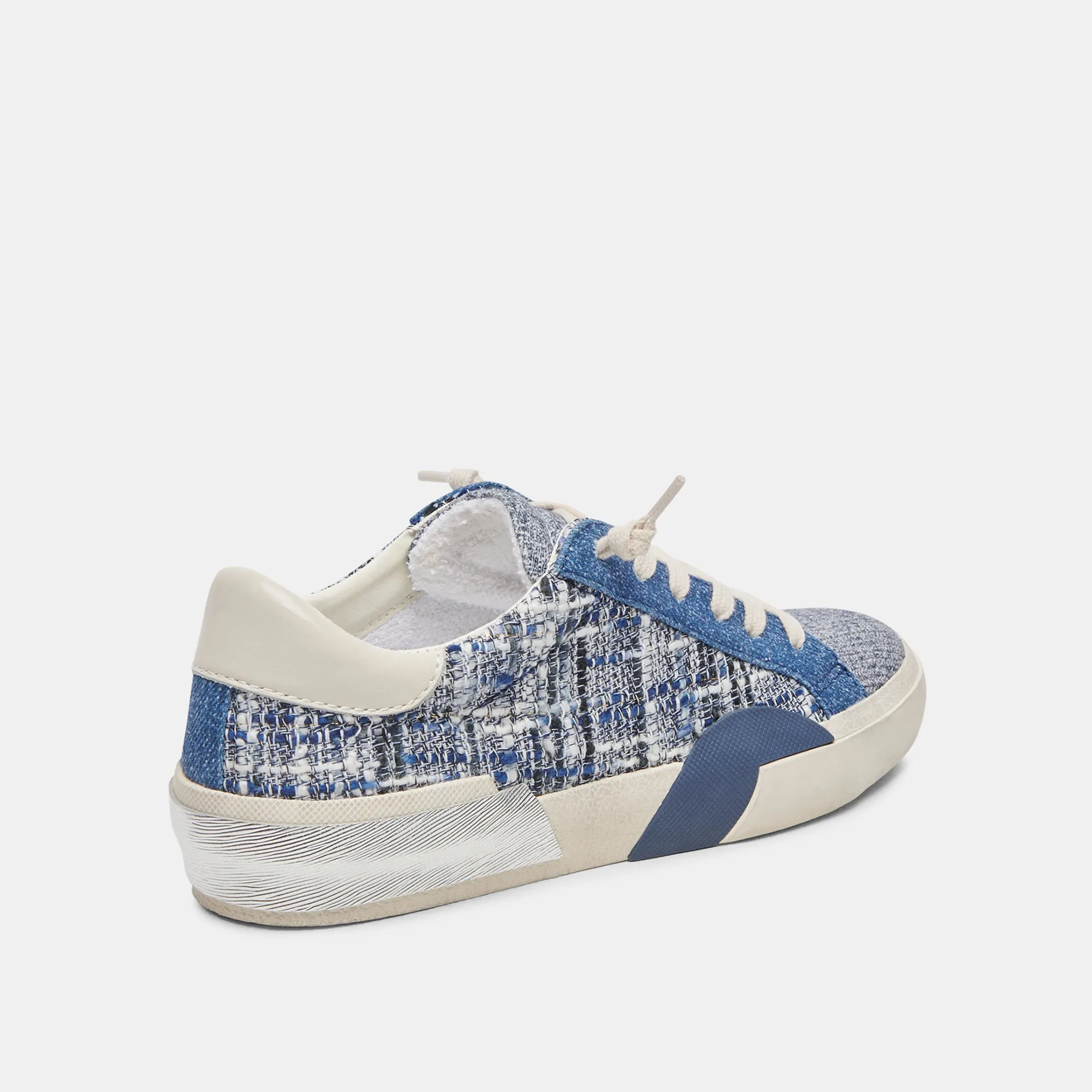 ZINA SNEAKERS NAVY MULTI WOVEN