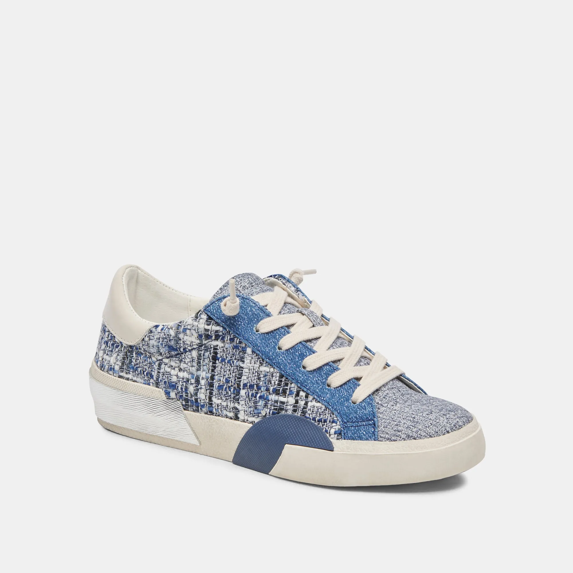 ZINA SNEAKERS NAVY MULTI WOVEN